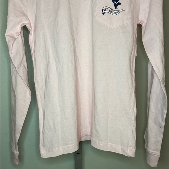 NWT West Virginia Mountaineers Athletics Champion Light Pink Long-Sleeve Tee, S - Picture 3 of 15